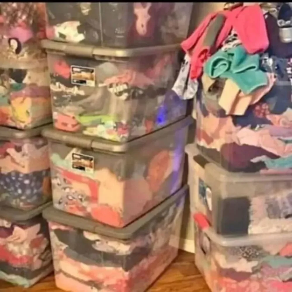 1/2 Tote of baby girls clothing (20 items)
